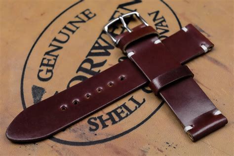 shell cordovan strap panerai|horween shell cordovan watch straps.